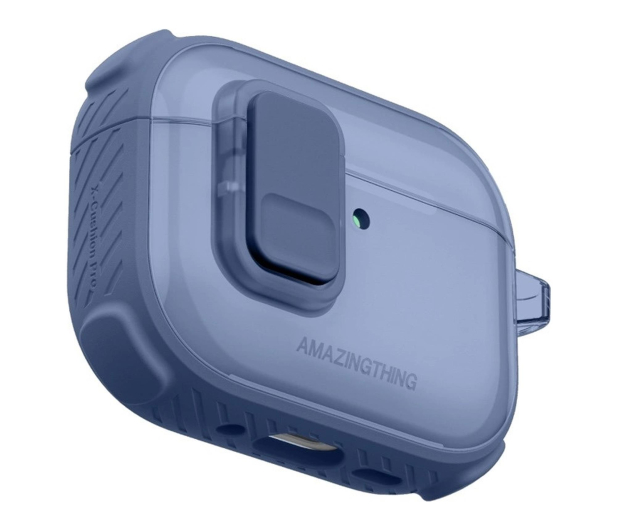 AmazingThing Titan Pro Mag Case Clear do AirPods Pro 3 - niebieskie - 1526980 - zdjęcie 4