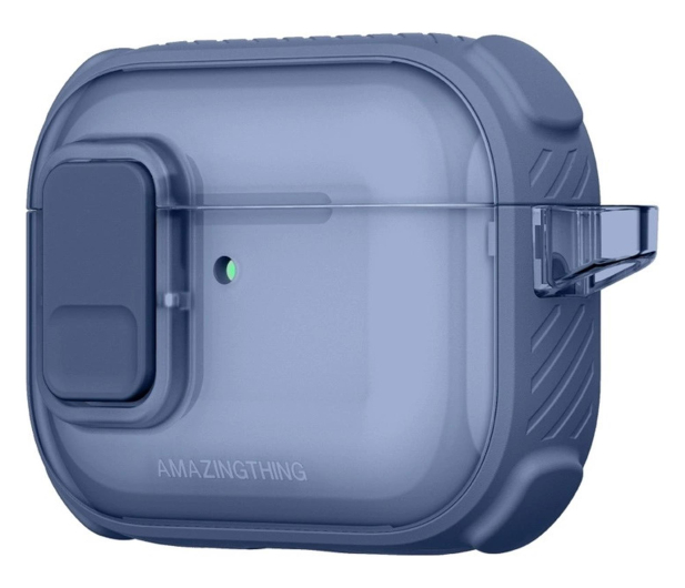 AmazingThing Titan Pro Mag Case Clear do AirPods Pro 3 - niebieskie - 1526980 - zdjęcie 3
