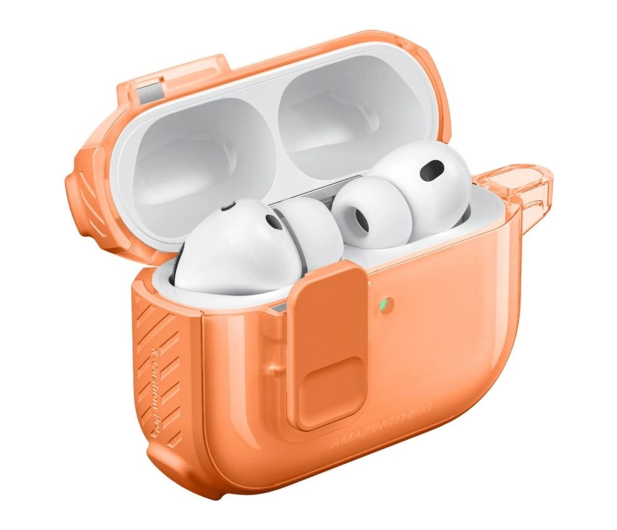 AmazingThing Titan Pro Mag Case Clear do AirPods Pro 3 - pomarańczowe - 1526981 - zdjęcie 7