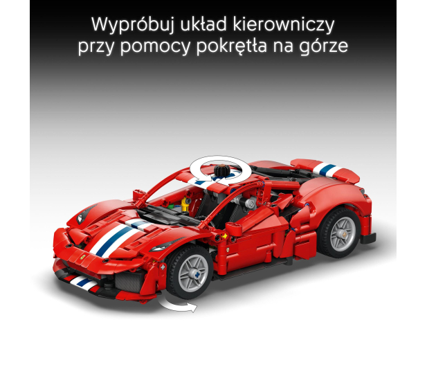 LEGO TECHNIC Samochód Ferrari 488 Pista 42235 Samochód Ferrari 48 - 1547397 - zdjęcie 7