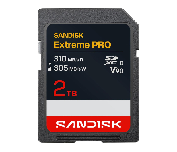Sandisk 2TB SDXC Extreme PRO UHS-II V90 310/305 MB/s - 1549240 - zdjęcie
