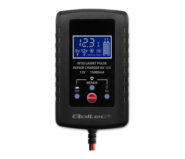 Qoltec Automatyczna ładowarka STD AGM GEL 6V/12V 2A, Prostownik - 1549503 - zdjęcie 4