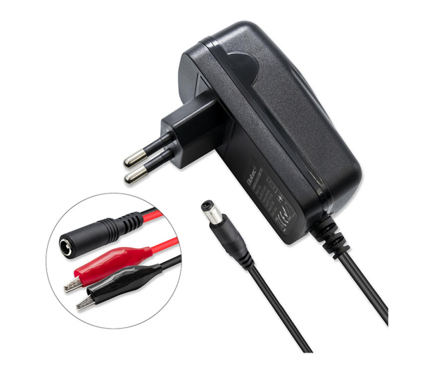 Qoltec Automatyczna ładowarka STD AGM GEL 12V 1A, Prostownik 6W - 1549502 - zdjęcie 5