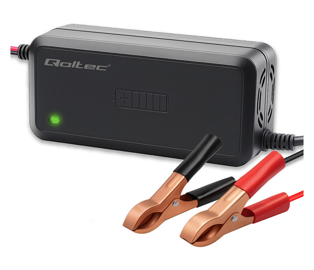 Qoltec Inteligentna ładowarka AGM GEL SLA 12V 5A, 75W, - 1549508 - zdjęcie