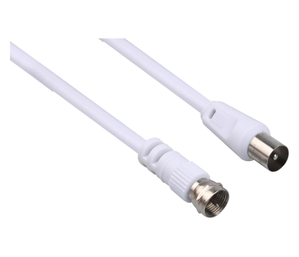 TechniSat Kabel antenowy IEC-F 3m biały - 1286663 - zdjęcie 2