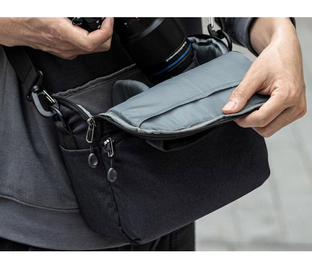 K&F Concept Camera Sling Bag 5 l - granatowa - 1550441 - zdjęcie 3