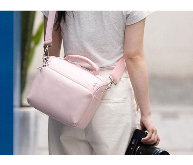 K&F Concept Camera Sling Bag 5 l - różowa - 1550442 - zdjęcie 4