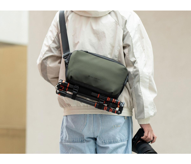 K&F Concept Alpha Sling Bag 10 l - ciemnozielona - 1550446 - zdjęcie 5