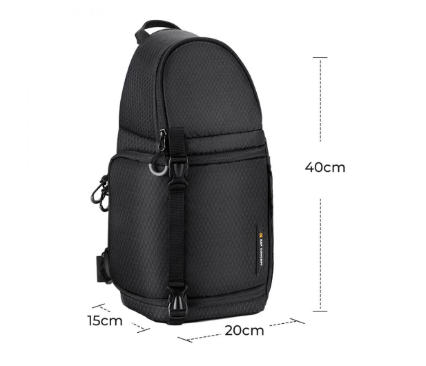 K&F Concept Beta Messenger 10 l - czarny - 1550437 - zdjęcie 4
