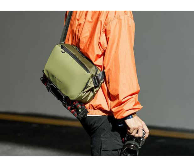K&F Concept Alpha Sling Bag 10 l - zielona - 1550432 - zdjęcie 4