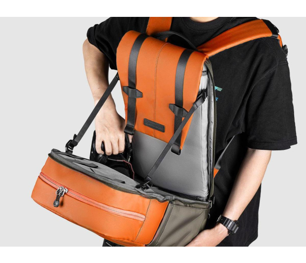 K&F Concept Urban Wander 20 l - pomarańczowy - 1550453 - zdjęcie 5