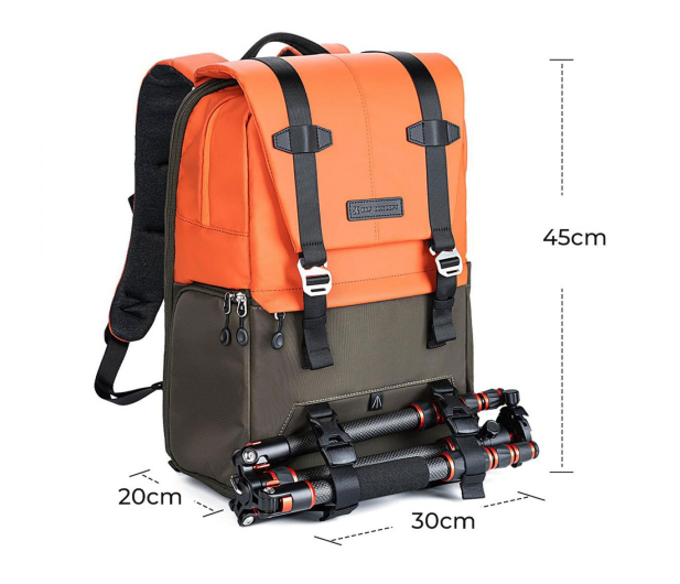 K&F Concept Urban Wander 20 l - pomarańczowy - 1550453 - zdjęcie 4