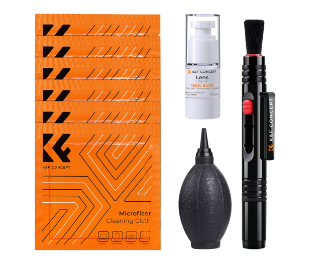 K&F Concept Zestaw czyszczący do optyki Cleaning Kit 4w1 - 1550450 - zdjęcie