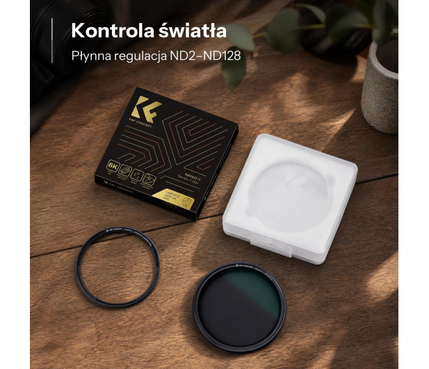 K&F Concept Nano-X MRC Fader ND8-128 - 62 mm - 1550417 - zdjęcie 2