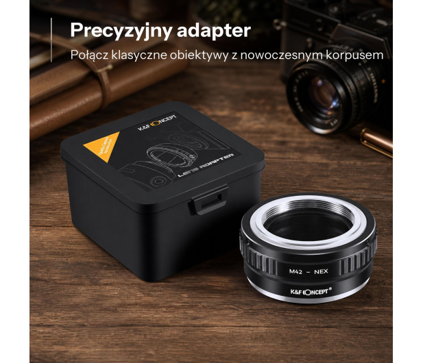 K&F Concept Adapter bagnetowy - M42 / Sony E - 1550444 - zdjęcie 2