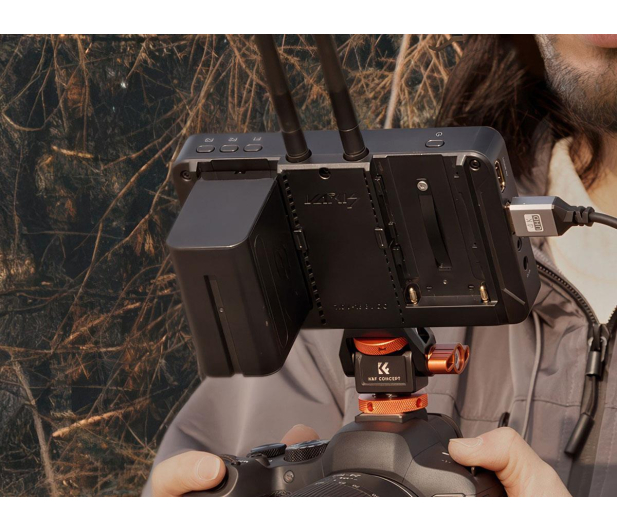 K&F Concept Uchwyt montażowy do monitora MS-42 - pomarańczowo-czarny - 1550486 - zdjęcie 3