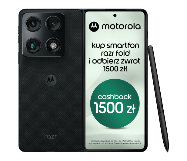 Motorola razr fold 5G 16/512 Blackened Blue 165Hz - 1518464 - zdjęcie