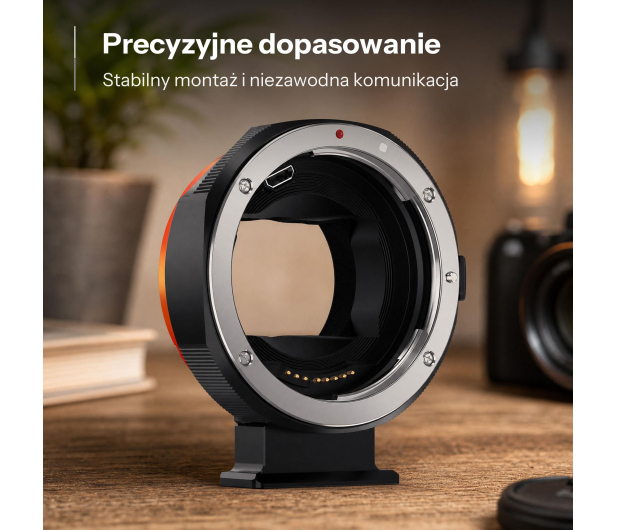 K&F Concept Adapter bagnetowy EF-E IV - Canon EF / Sony E - 1550433 - zdjęcie 2