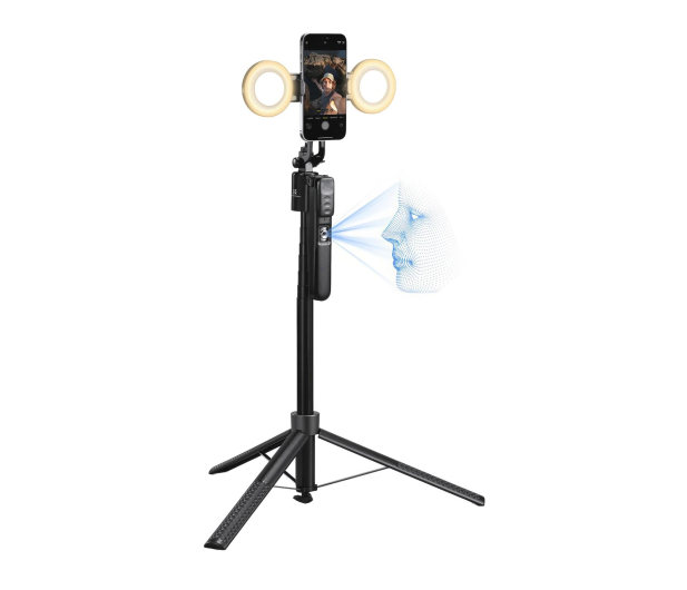 K&F Concept X106 z modułem śledzenia twarzy i lampą LED - 1550519 - zdjęcie 3