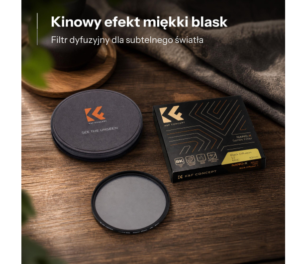 K&F Concept Nano-X MRC Black Mist 1/2 - 82 mm - 1550370 - zdjęcie 4