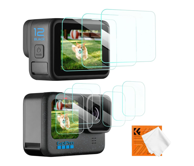 K&F Concept Szkło ochronne na ekran i obiektyw do GoPro H9/H10/H11/H12/H - 1550507 - zdjęcie