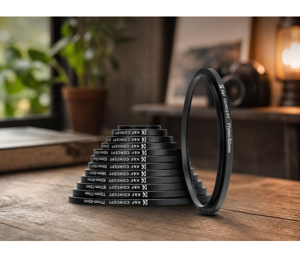 K&F Concept Zestaw pierścieni redukcyjnych do filtrów 11w1 - 1550375 - zdjęcie 5