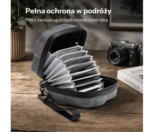 K&F Concept Pokrowiec na filtry Hard Shell Filter Case - 95 mm - 1550506 - zdjęcie 3