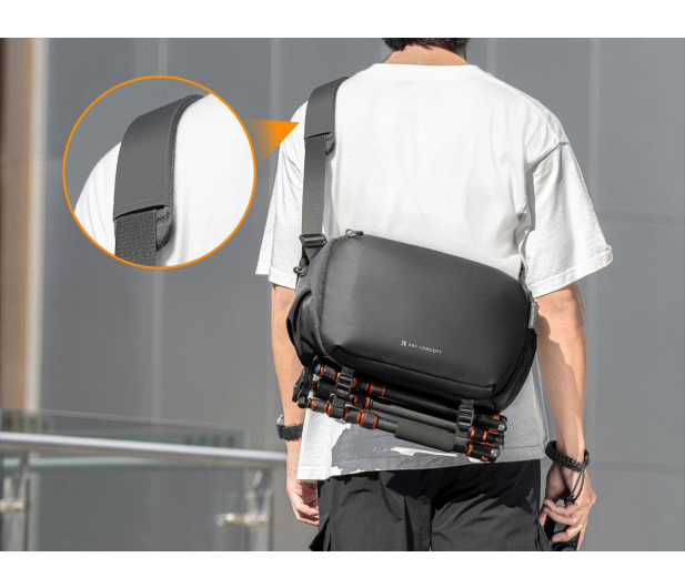 K&F Concept Urban Wander Sling 12 l - czarna - 1550464 - zdjęcie 4