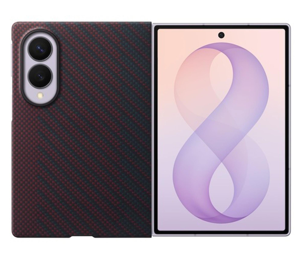 Samsung Carbon Magnet do Fold 8 czerwony - 1569723 - zdjęcie
