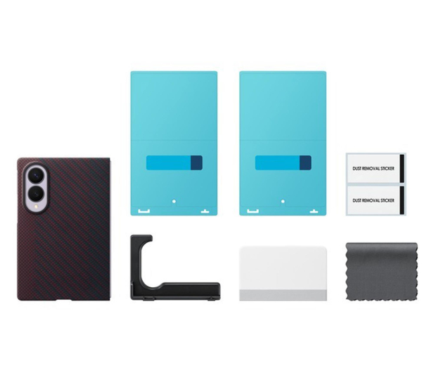 Samsung Carbon Magnet do Fold 8 czerwony - 1569723 - zdjęcie 3
