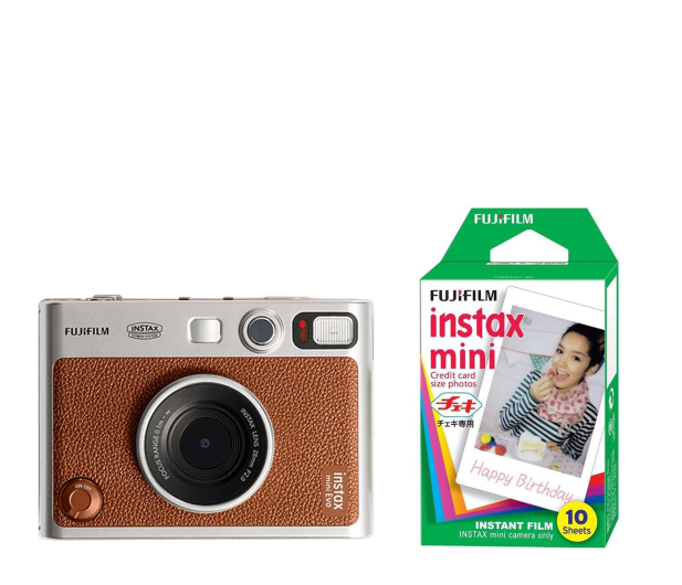 Fujifilm Instax Mini Evo brązowy + wkłady (10 zdjęć) - 1568472 - zdjęcie
