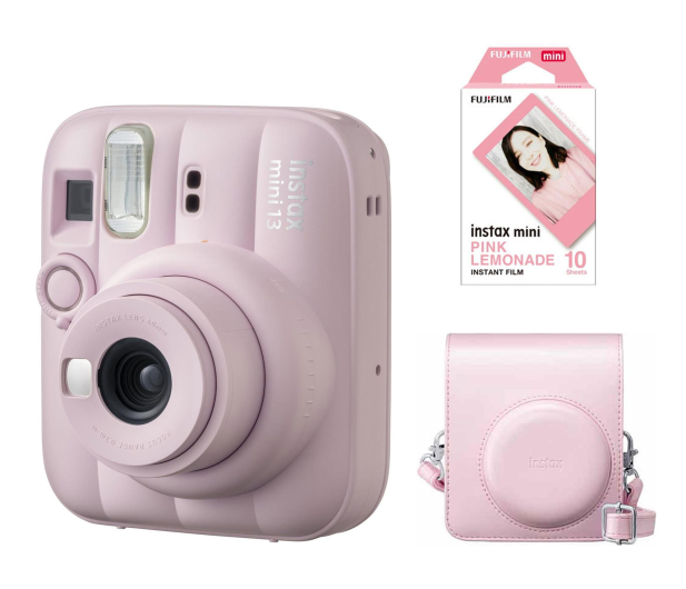 Fujifilm Instax Mini 13 różowy (wkłady + pokrowiec) - 1568763 - zdjęcie