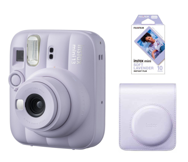 Fujifilm Instax Mini 13 fioletowy (wkłady + pokrowiec) - 1568786 - zdjęcie