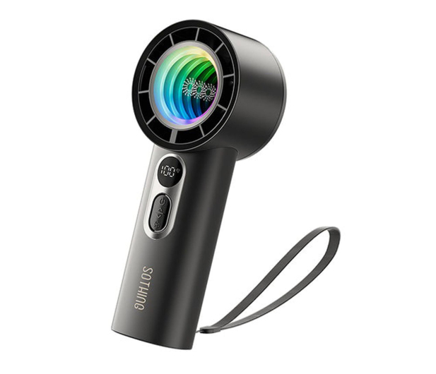 Sothing Ręczny wentylator Abyss Colorful Light 3600mAh szary - 1568956 - zdjęcie