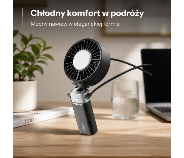 Sothing Ręczny wentylator Ice Z Plus 6000mAh szary - 1568954 - zdjęcie 2