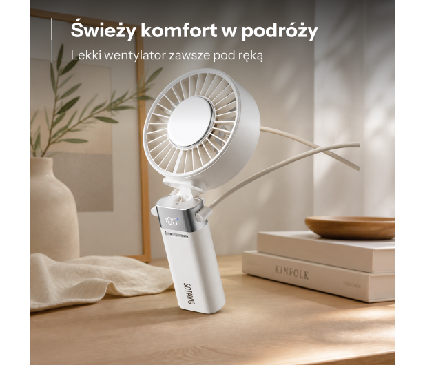 Sothing Ręczny wentylator Ice Z Plus 6000mAh biały - 1568955 - zdjęcie 2