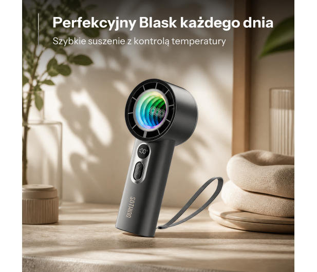 Sothing Ręczny wentylator Abyss Colorful Light 3600mAh szary - 1568956 - zdjęcie 2