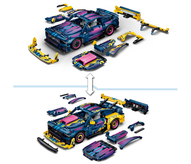 LEGO TECHNIC 42236 Warsztat tuningowy: samochód Ford Mustang GT - 1547398 - zdjęcie 4