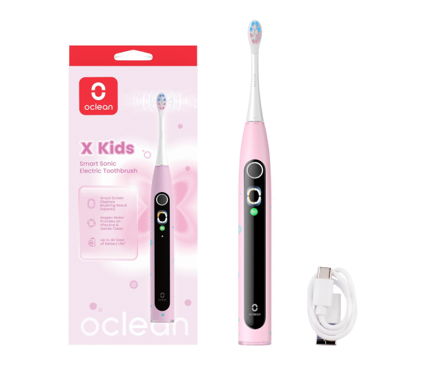 Oclean Oclean Szczoteczka soniczna X Kids (różowa) - 1568705 - zdjęcie