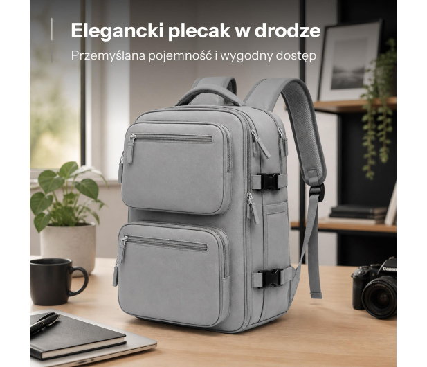 ExtraLink Black Forest by KM01 Szary podręczny kabinowy podróżny - 1570048 - zdjęcie 7