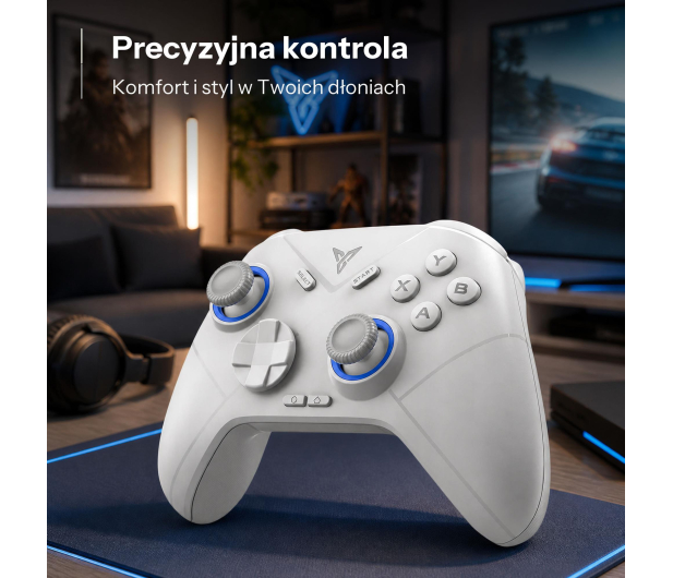 FlyDigi Uniwersalny kontroler do gier Bluetooth DIREWOLF 2 biały - 1569891 - zdjęcie 6