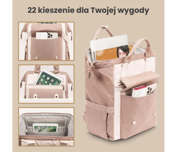ExtraLink Black Forest by KM02 Czarny kabinowy podróżny + kosmetyczka - 1570052 - zdjęcie 2