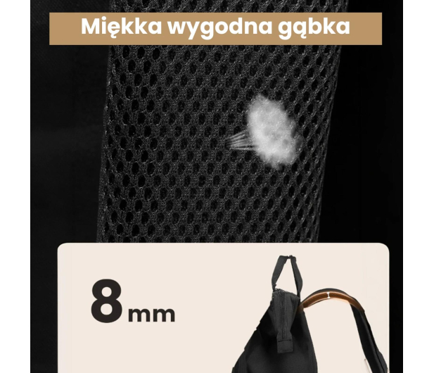 ExtraLink Black Forest by KM02 Czarny kabinowy podróżny + kosmetyczka - 1570052 - zdjęcie 6