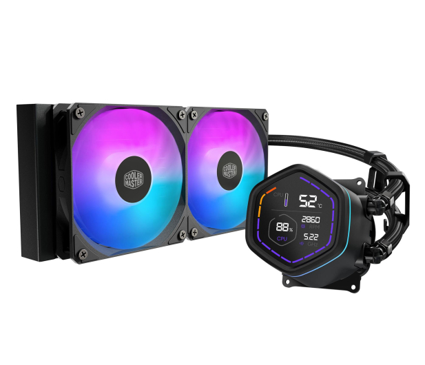 Cooler Master MasterLiquid Core Nex Digital 240 2x120mm - 1569693 - zdjęcie