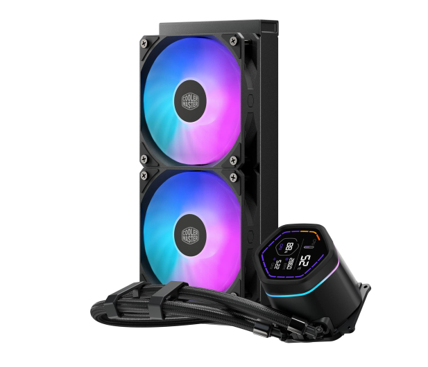 Cooler Master MasterLiquid Core Nex Digital 240 2x120mm - 1569693 - zdjęcie 2