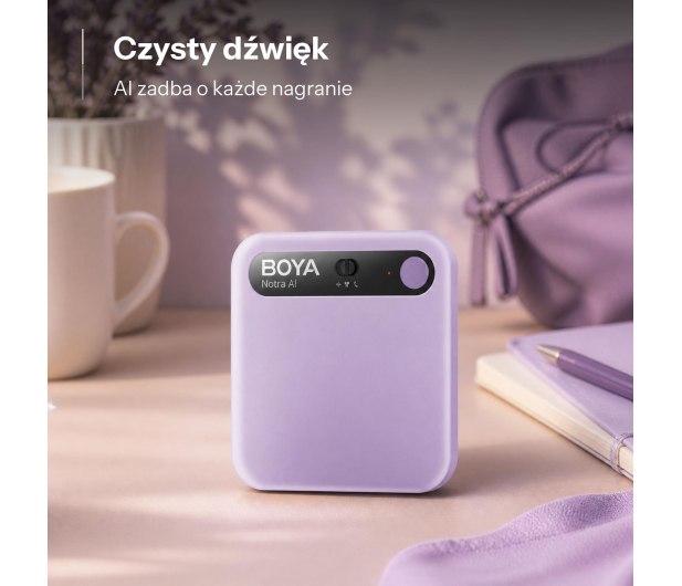 Boya Dyktafon AI Notra Fioletowy - 1571201 - zdjęcie 9