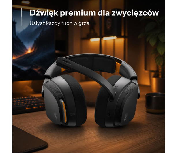 Glorious GHS Wireless InfinitePlay Czarne - 1571020 - zdjęcie 8