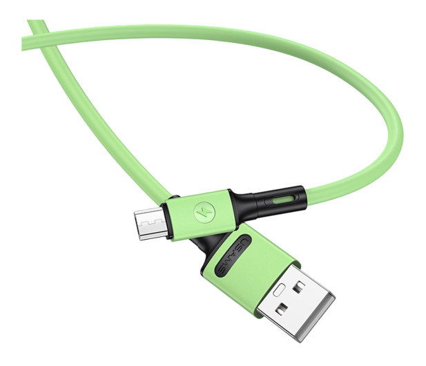 USAMS Kabel U52 microUSB 2A Fast Charge 1m zielony - 1569093 - zdjęcie