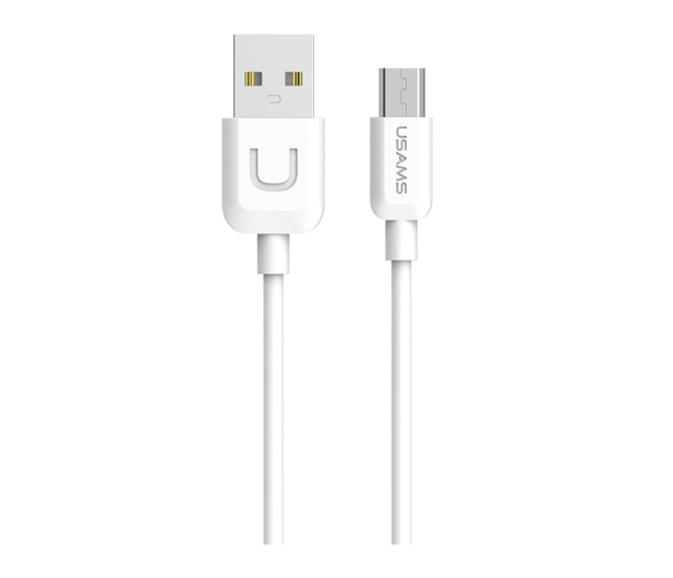 USAMS Kabel U-Turn microUSB 1m biały (US-SJ098) - 1569123 - zdjęcie