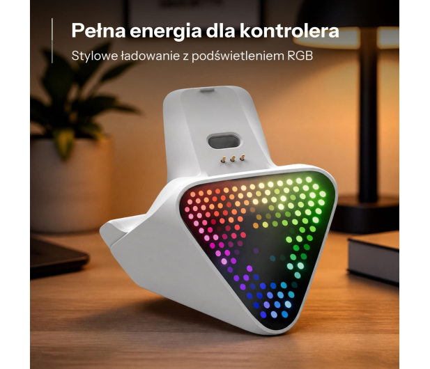 FlyDigi Stacja ładująca Dock 2 pro do Apex 5 i Vader 5 Pro biały - 1569885 - zdjęcie 2